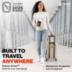 Pelican 22" ATX Carry-On Hard Sided Luggage (Sand)