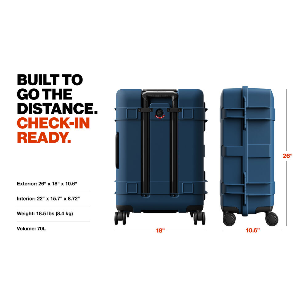 Pelican 25" ATX Check-In Hard Sided Luggage (Indigo Blue)