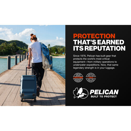 Pelican 25" ATX Check-In Hard Sided Luggage (Indigo Blue)