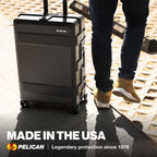 Pelican 30" ATX Check-In Hard Sided Luggage (Black)