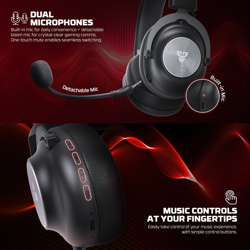 Fantech WHG05 STELLAR Wireless Multi-platform Gaming Headset (Black)