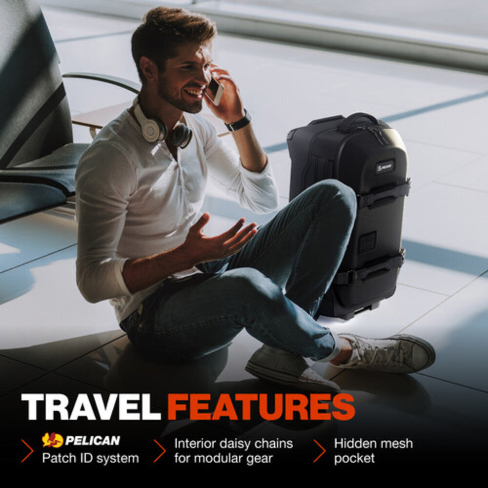 Pelican 22" Aegis Carry-On Rolling Hybrid Duffel (Black)