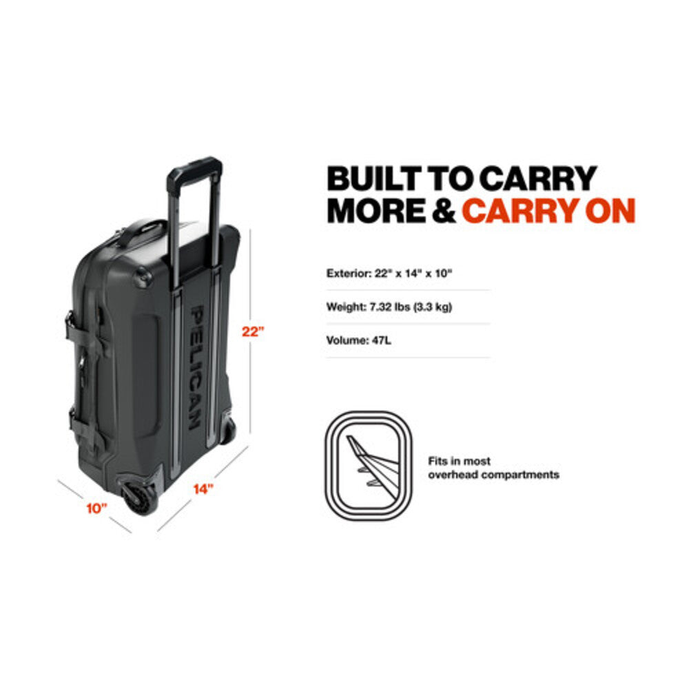 Pelican 22" Aegis Carry-On Rolling Hybrid Duffel (Black)