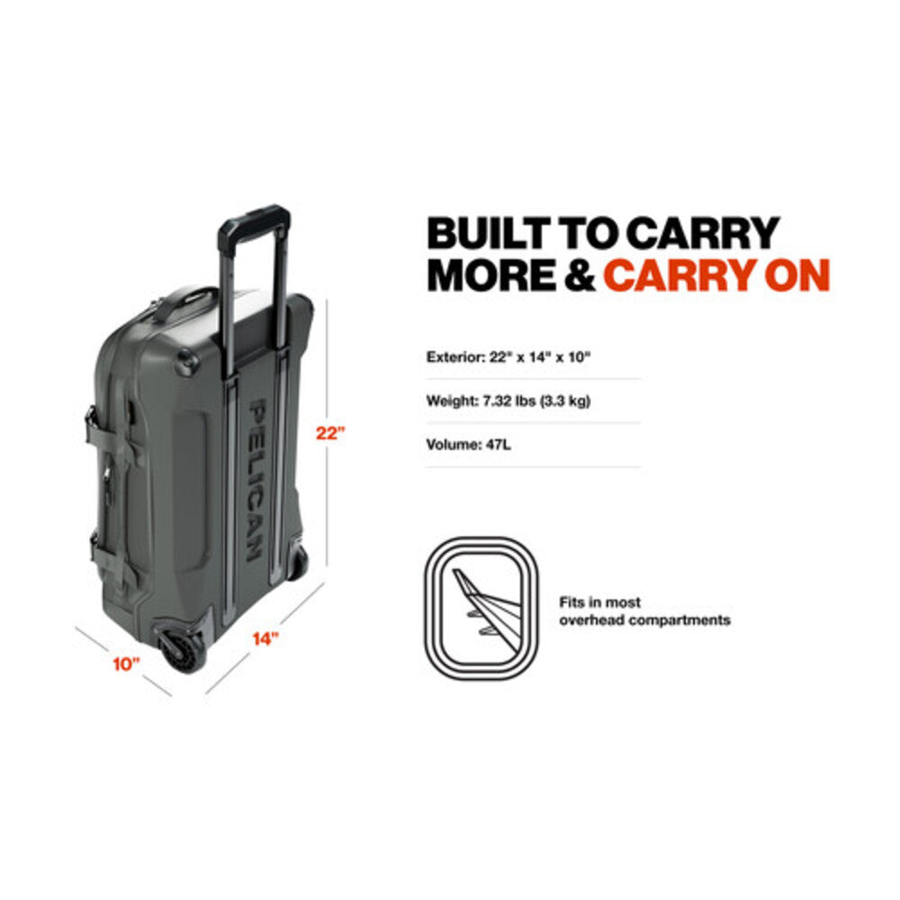Pelican 22" Aegis Carry-On Rolling Hybrid Duffel (Charcoal)