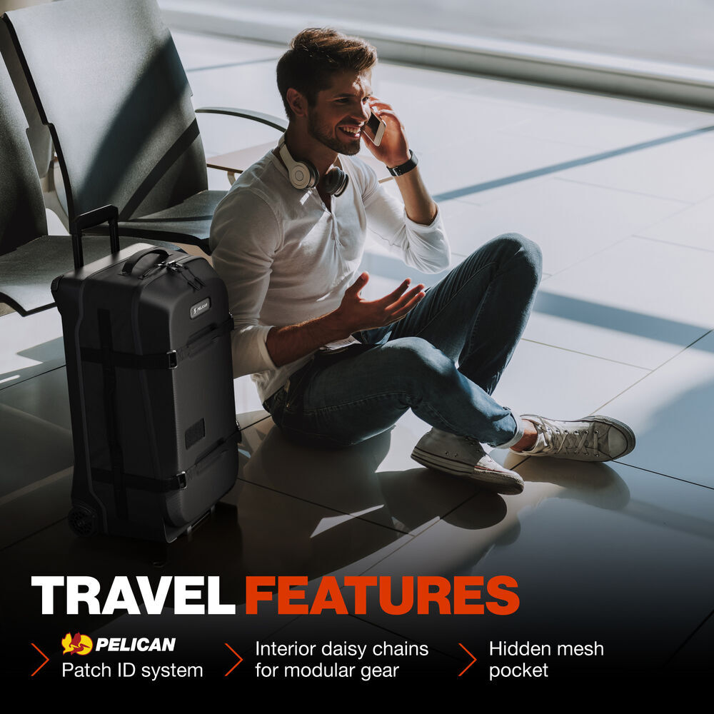 Pelican 28" Aegis Check-In Rolling Hybrid Duffel (Black)
