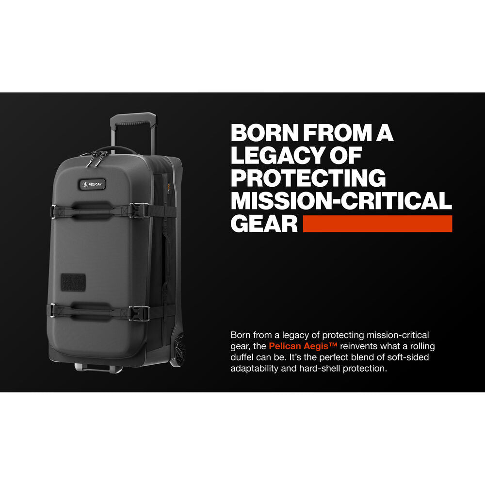 Pelican 28" Aegis Check-In Rolling Hybrid Duffel (Black)