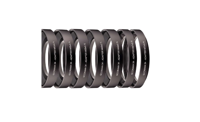 Open Box Schneider ISCORAMA 54 M77 Adapter Set of 8 Rings.