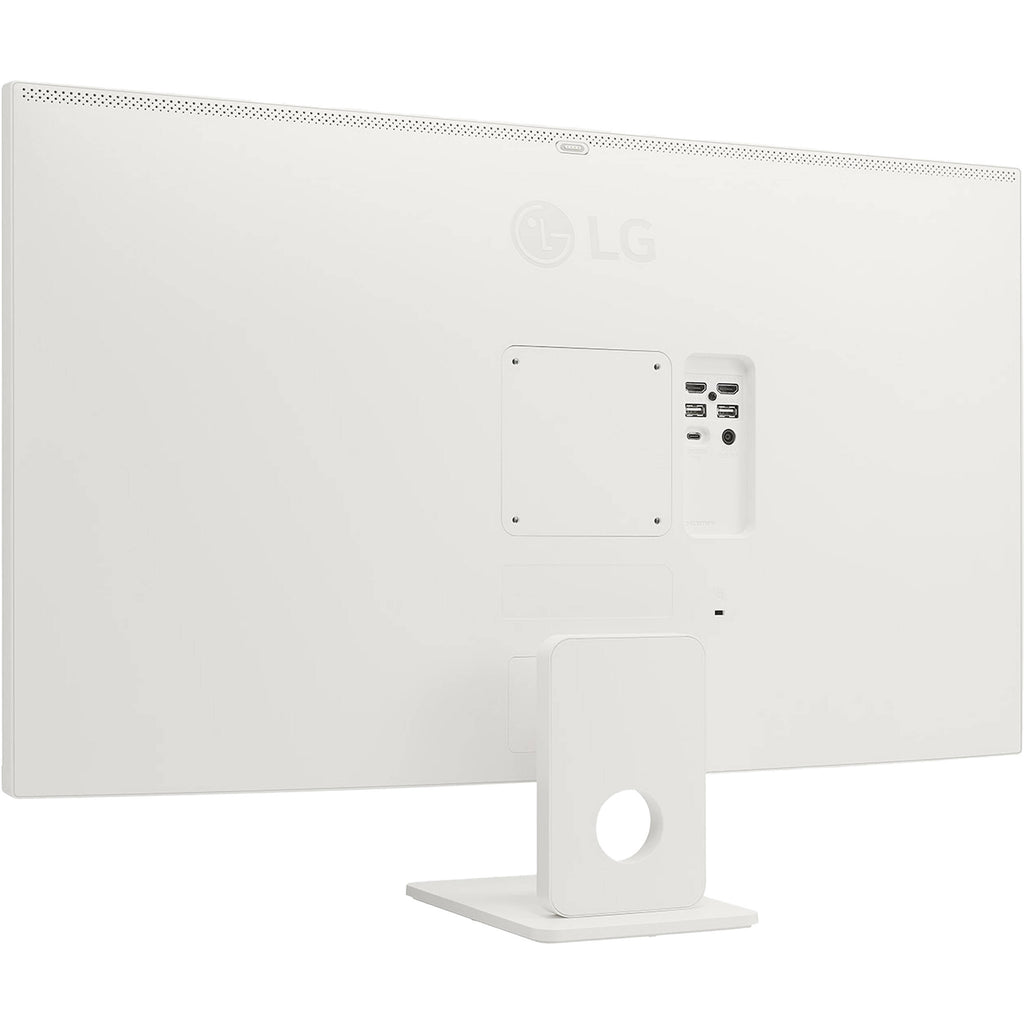 LG UltraFine 32U721SA-W 31.5" 4K UHD HDR10 VA Smart White Monitor with WebOS, 65W USB-C