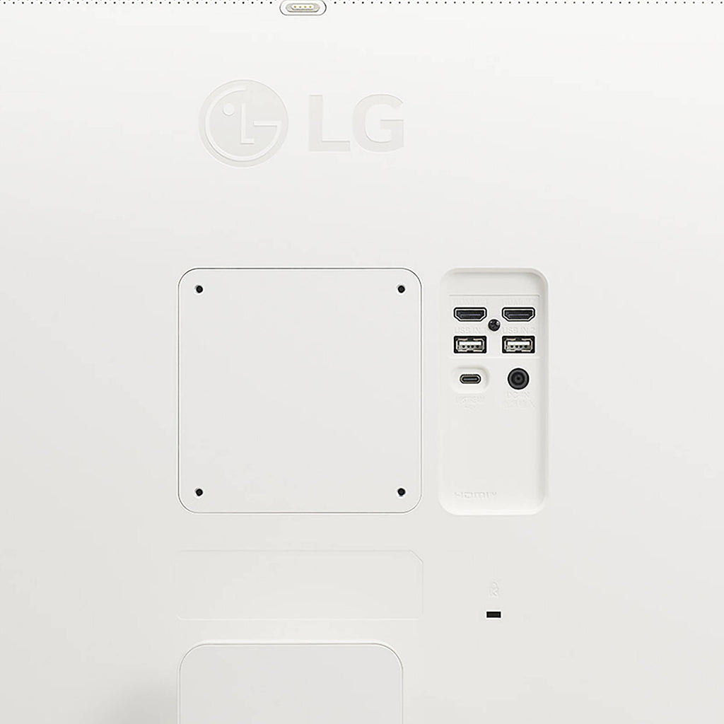 LG UltraFine 32U721SA-W 31.5" 4K UHD HDR10 VA Smart White Monitor with WebOS, 65W USB-C