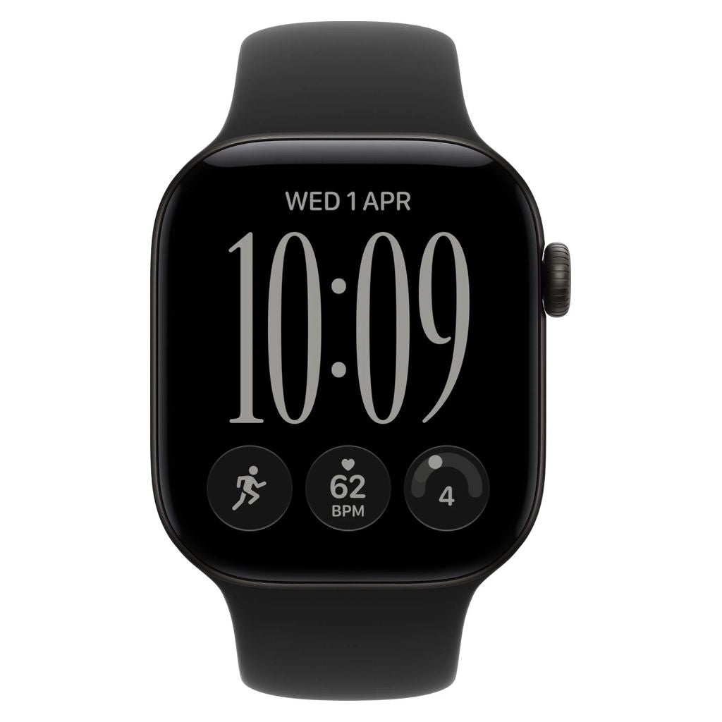 Apple Watch Series 12 42mm Black Aluminium Case GPS Black Sport Band (M/L)