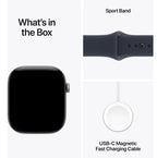 Apple Watch Series 12 46mm Space Grey Aluminium GPS Navy Blue Sport Band (M/L)