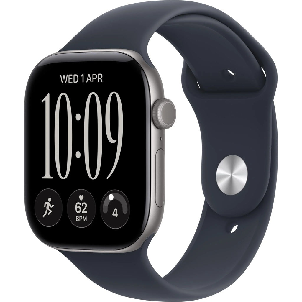 Apple Watch Series 12 46mm Space Grey Aluminium GPS Navy Blue Sport Band (M/L)