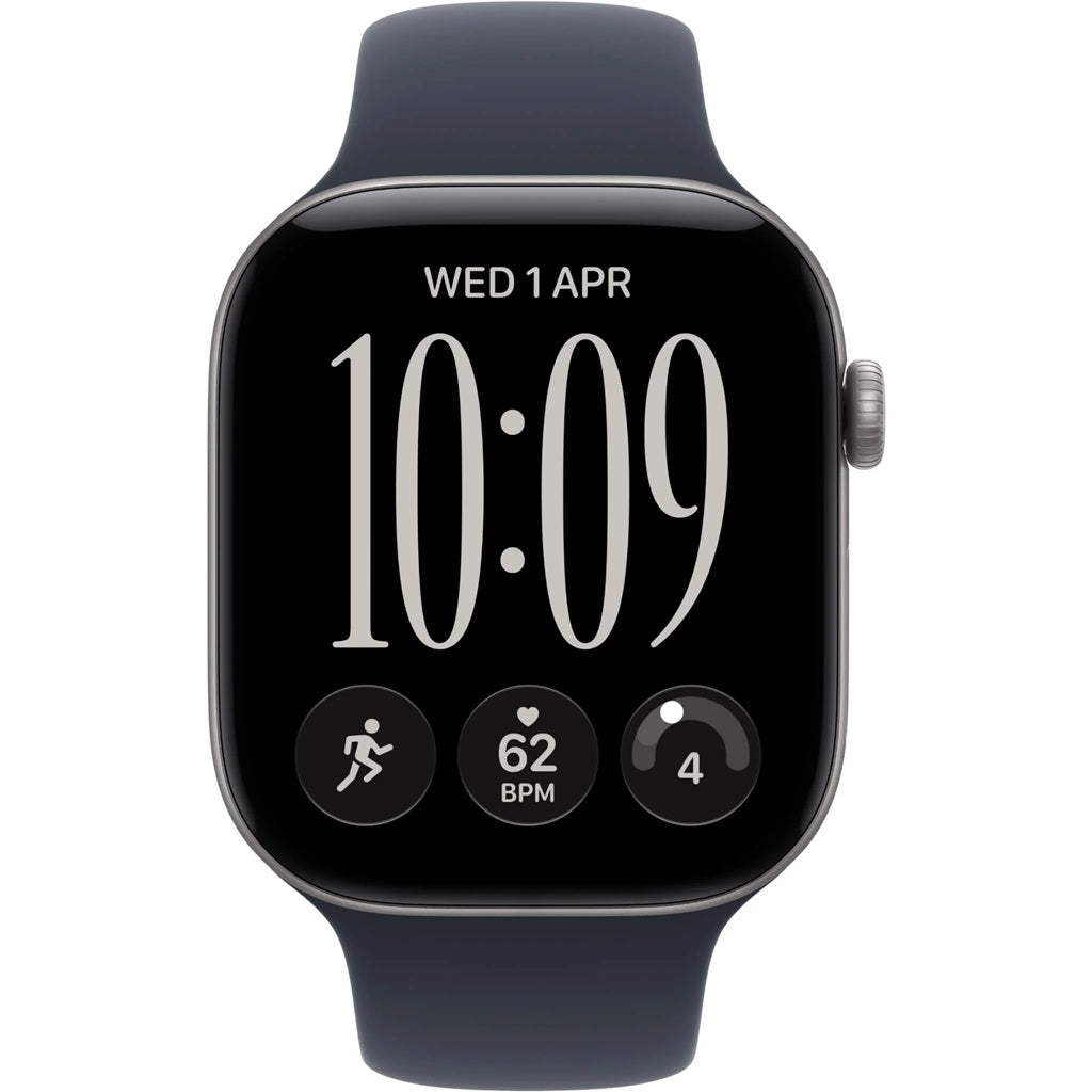 Apple Watch Series 12 46mm Space Grey Aluminium GPS Navy Blue Sport Band (M/L)
