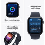 Apple Watch SE 3 40mm Midnight Aluminium Case GPS Navy Blue Sport Band (M/L)