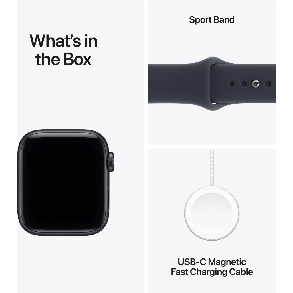 Apple Watch SE 3 40mm Midnight Aluminium Case GPS Navy Blue Sport Band (M/L)