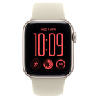 Apple Watch SE 3 44mm Starlight Aluminium Case GPS Sand Sport Band (M/L)