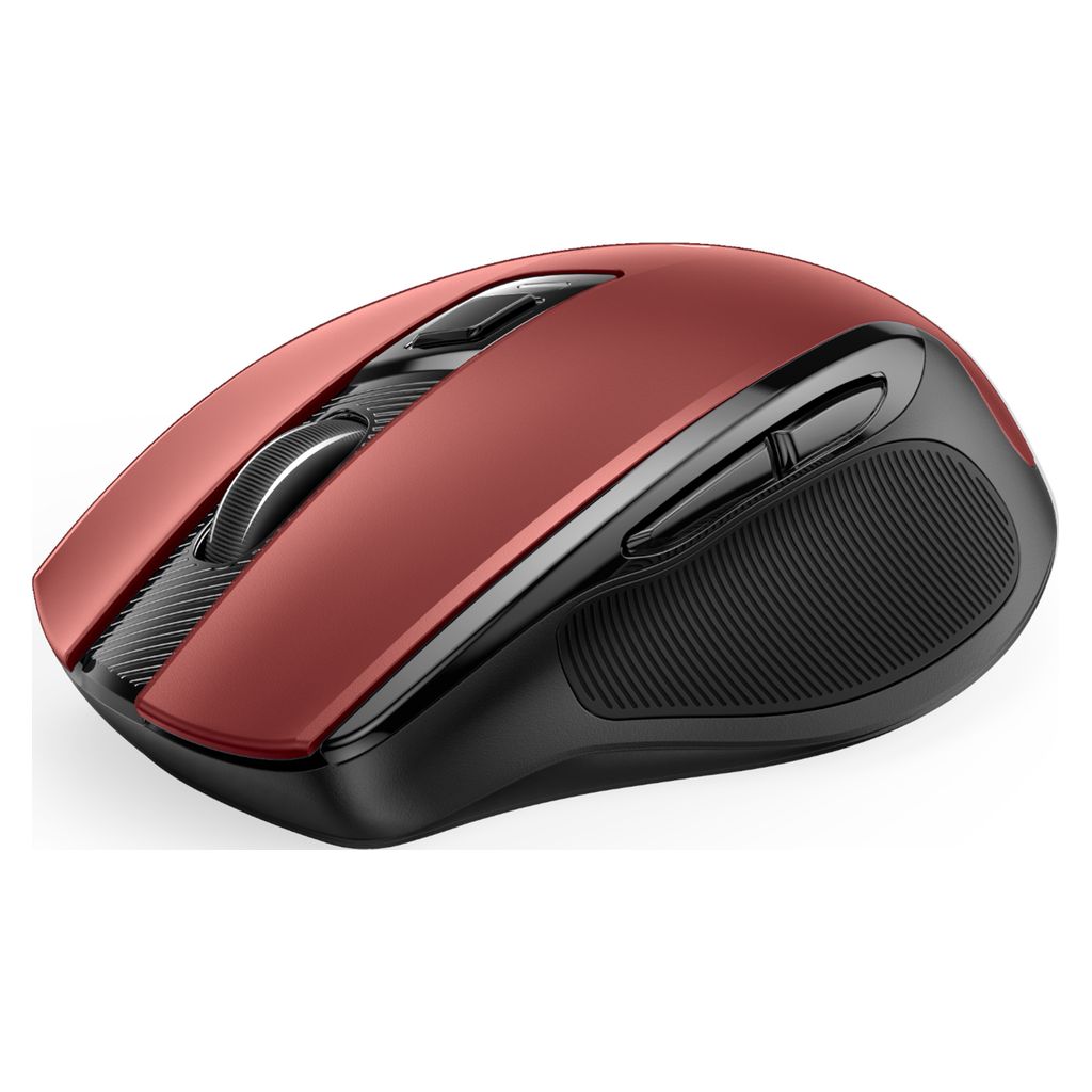 UGREEN Ergonomic Wireless Mouse Red (2.4G Wireless & Bluetooth)