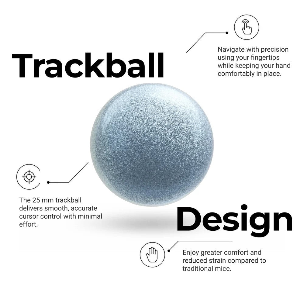 Keychron Nape Pro Wireless Trackball Mouse (White)