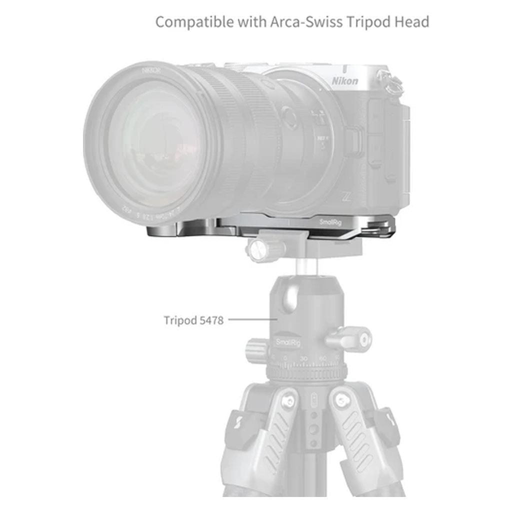 SmallRig Bottom Mount Plate for Nikon Z5IIC (Silver) 6696