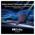ASUS ROG Gjallar 2.1.2 Dolby Atmos Gaming Soundbar with Wireless Subwoofer