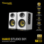 Fantech x Finecoustic HAKO STUDIO 301 80W HiFi Bookshelf Speaker