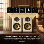 Fantech x Finecoustic HAKO STUDIO 301 80W HiFi Bookshelf Speaker