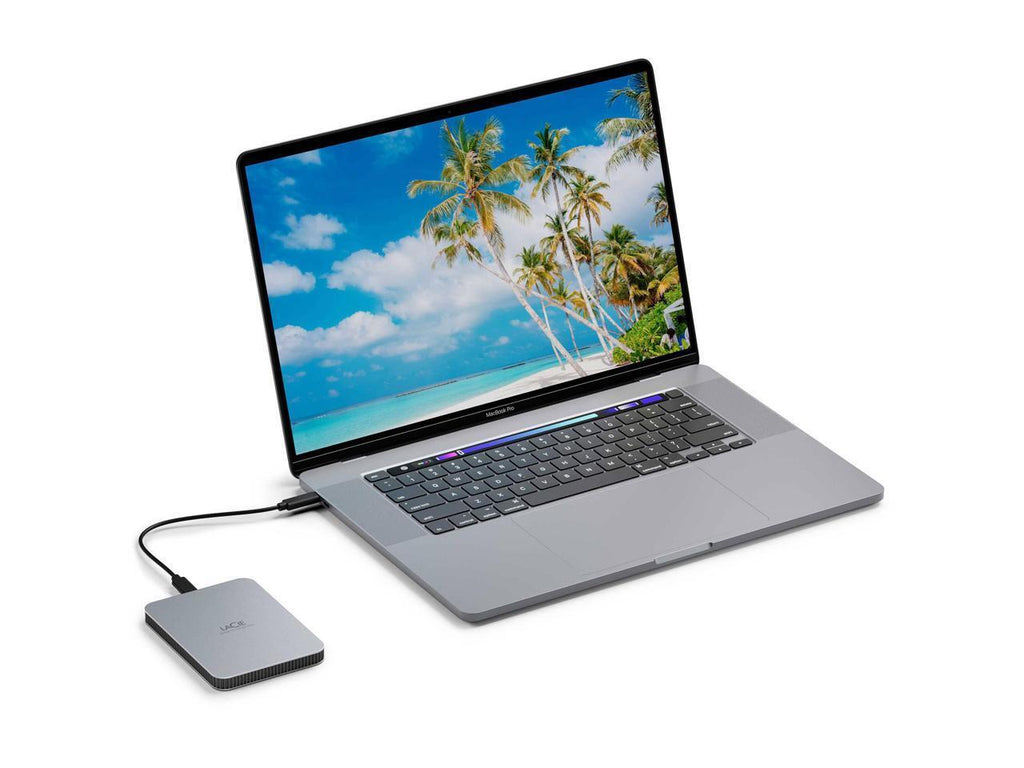 LaCie 1TB Mobile Drive v2 USB-C - Moon Silver
