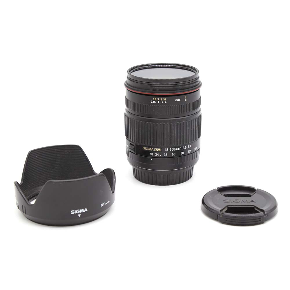 Used Sigma AF 18-200mm F3.5-6.3 DC OS Zoom Canon EF-S SN: 11769322 (Read)