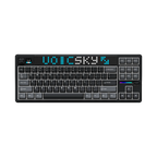 VOICSKY ATMOS 87 Wireless Keyboard w/ Dynamic Screen (Dark)(Tone Linear Switch)