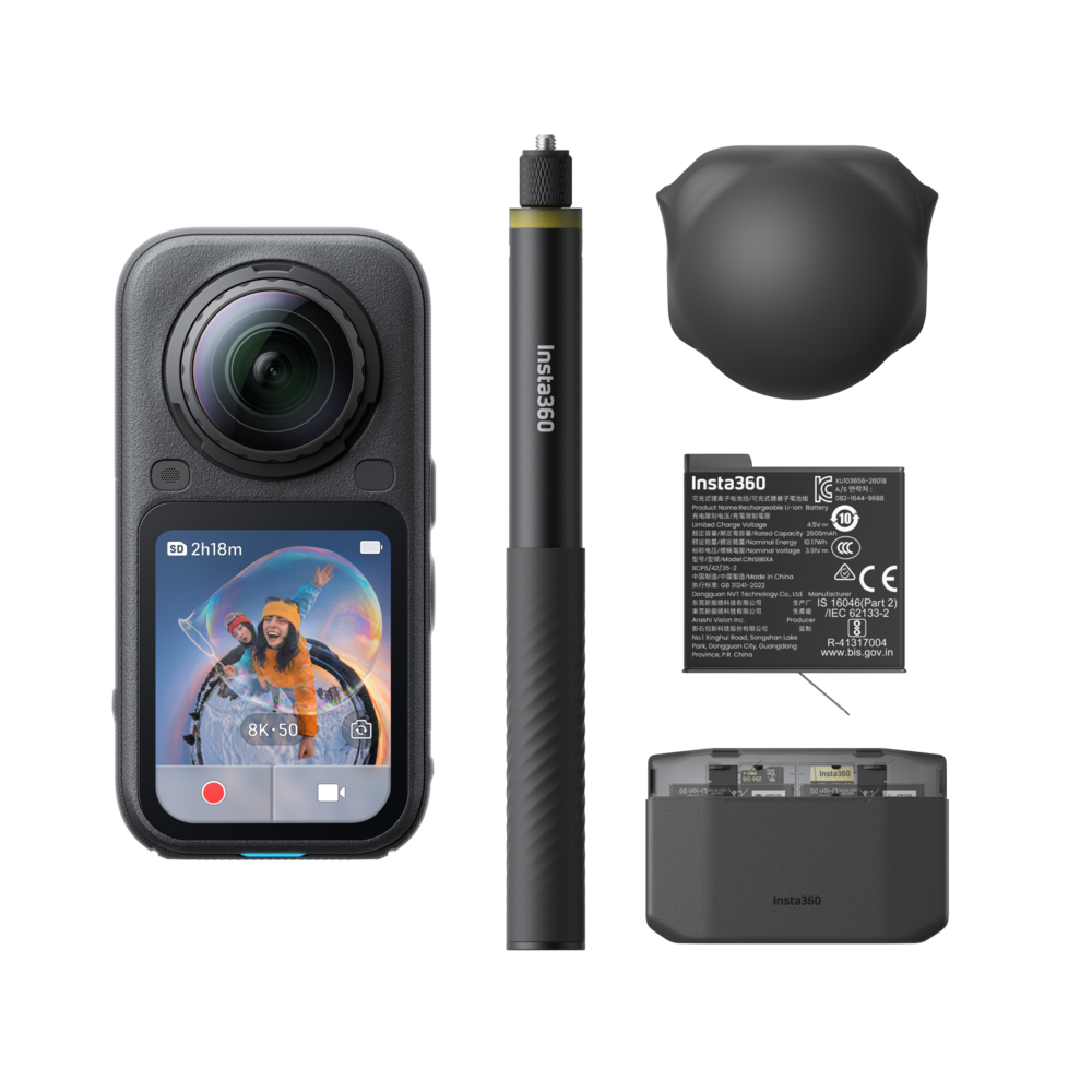 Insta360 X6 Essentials Bundle - Midnight Black