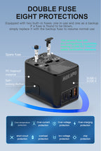 For Travel 35W GaN Multi-Port Adapter