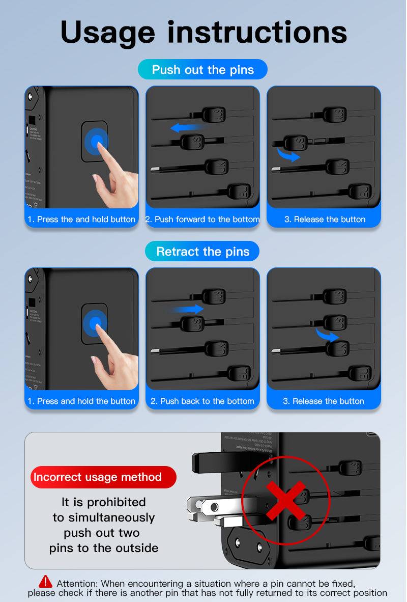 For Travel 35W GaN Multi-Port Adapter