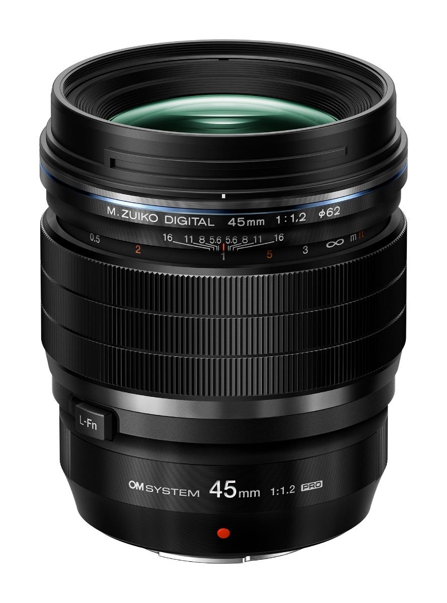 OM System 45mm f/1.2 PRO Lens  
