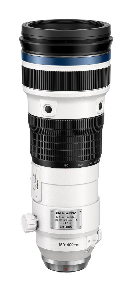 OM System ED 150-400mm F4.5 TC1.25x IS PRO Lens