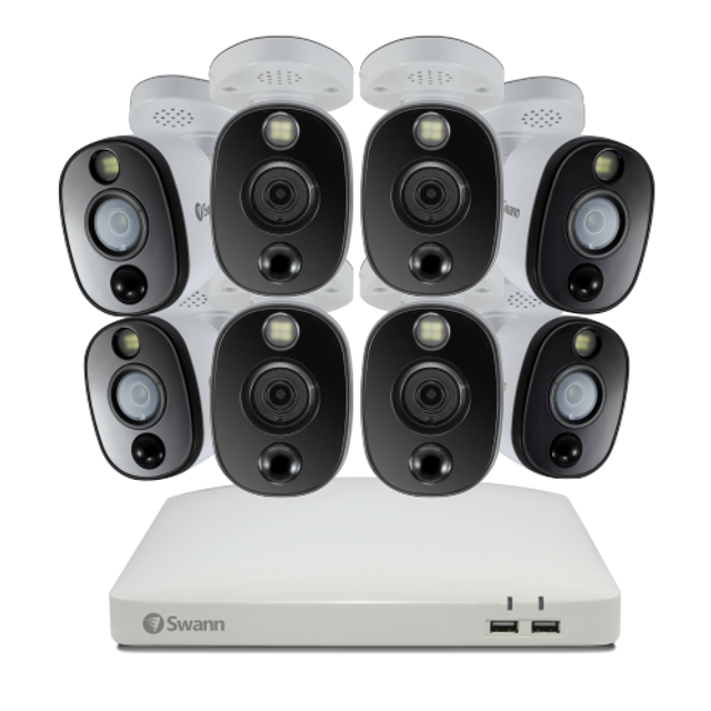 Swann 8 Camera 8 Channel 4K UHD Spotlight DVR Security System