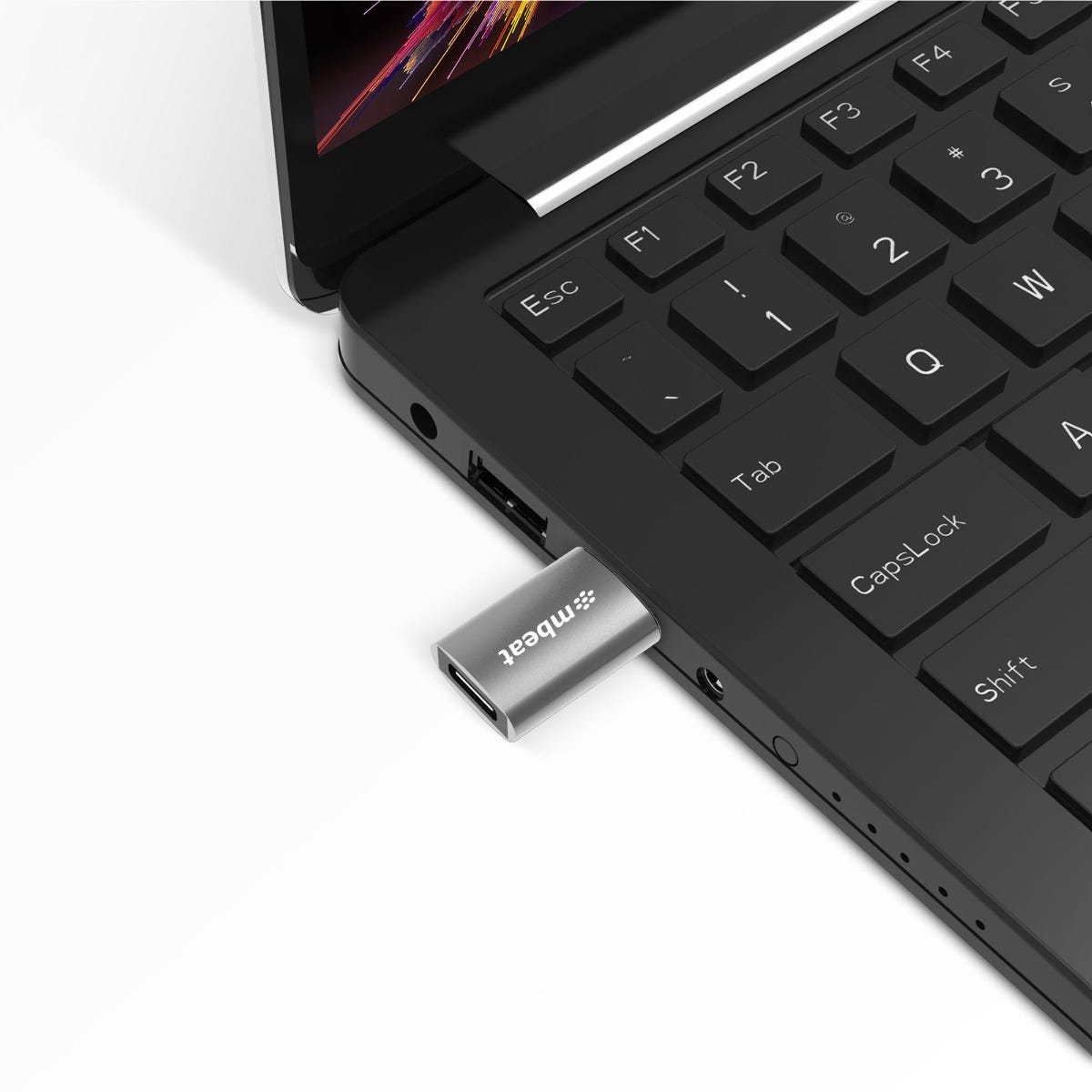 Mbeat Elite USB 3.0 (Male) to USB-C (Female) Adapter (Space Grey)
