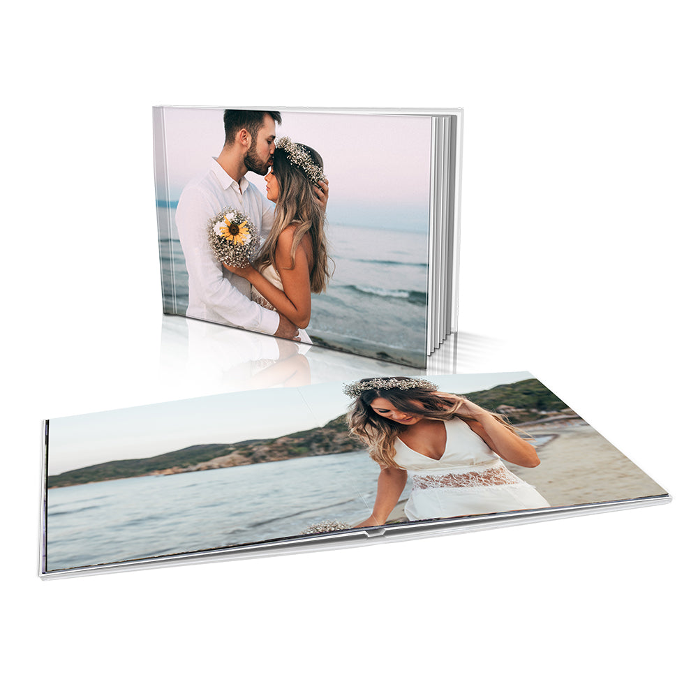 A4 Landscape Layflat Hard Cover Photo Book 