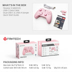 Fantech SHOOTER III WGP13S HE Wireless Multi Platform Gaming Controller (Pink)