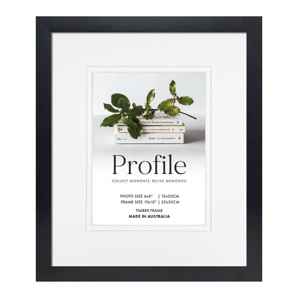 Deluxe Gallery Photo Wall Frame Set B - 6 Frames - Stone Ash