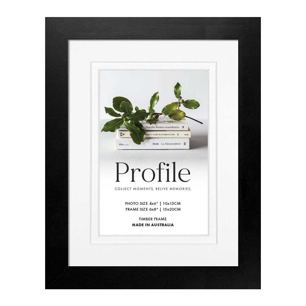 Deluxe Gallery Photo Wall Frame Set B - 6 Frames - Stone Ash
