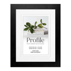 Deluxe Gallery Photo Wall Frame Set B - 6 Frames - Stone Ash