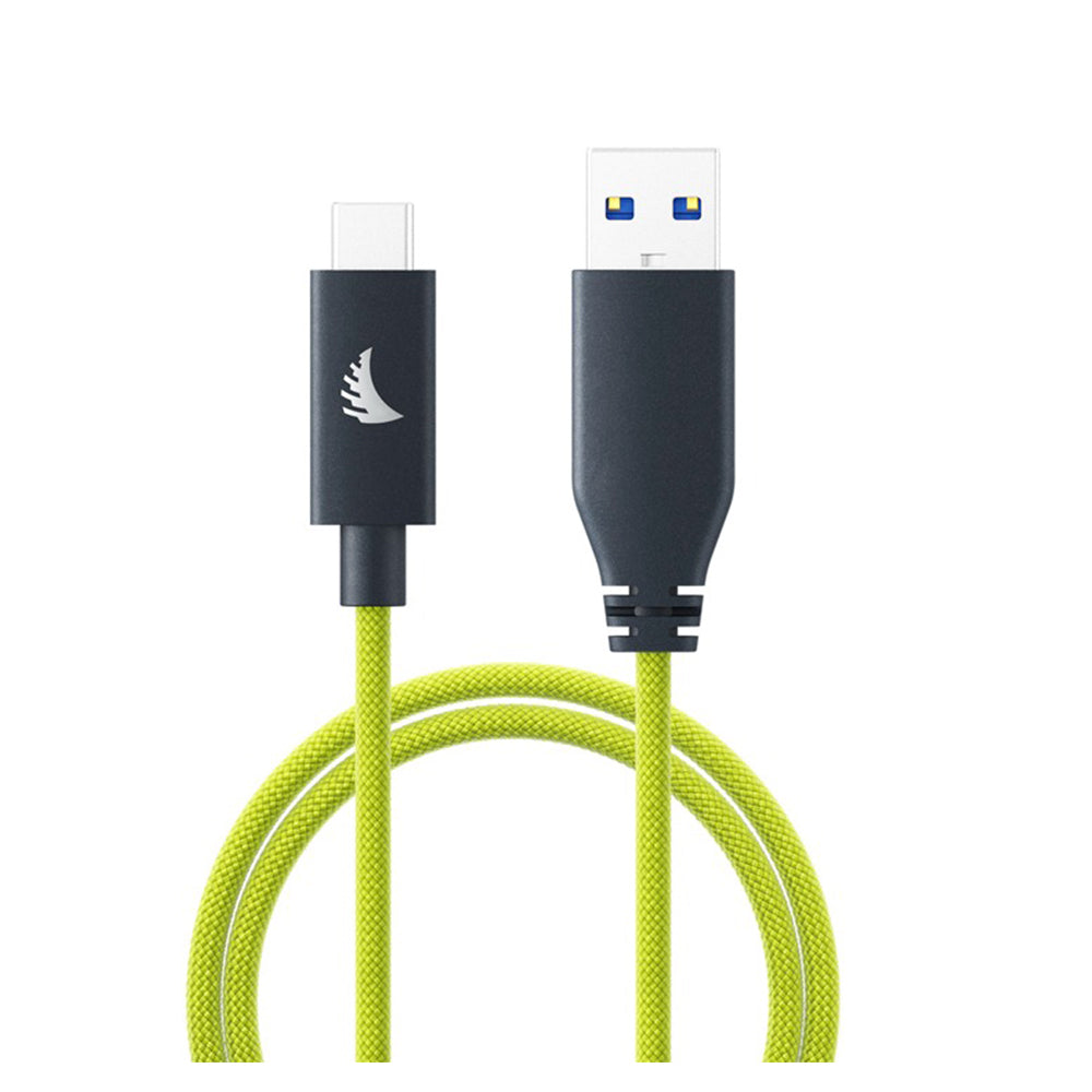 Angelbird 32cm USB-A to C 3.2 Solid Flex Cable (Lime)