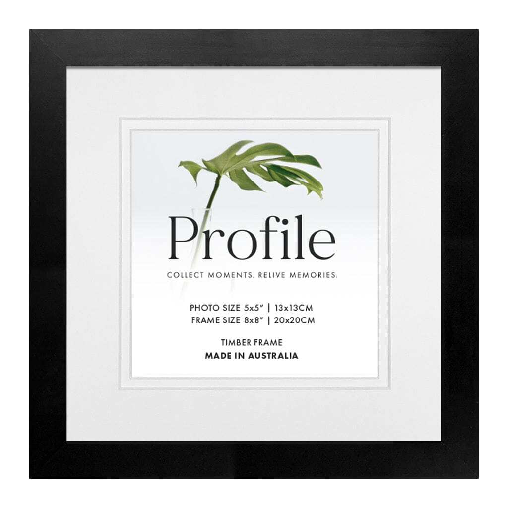 Deluxe Gallery Photo Wall Frame Set B - 6 Frames - Stone Ash