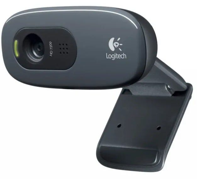 Logitech MK295 Keyboard and Mouse Combo with H111 Stereo Headset and C270 Webcam 