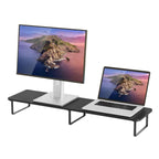 Mbeat activiva Black Dual Monitor Riser