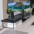 Mbeat activiva Black Dual Monitor Riser