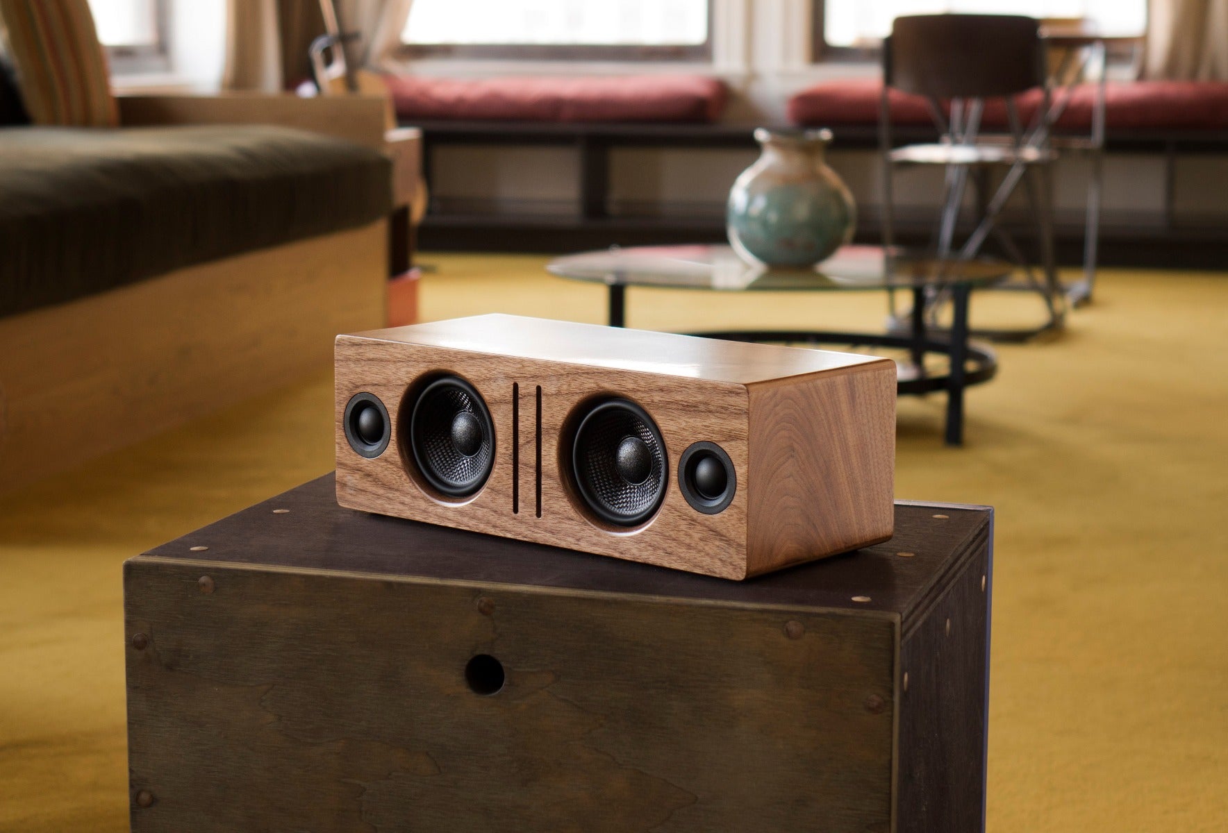 Audioengine B2 Bluetooth Speaker - Walnut
