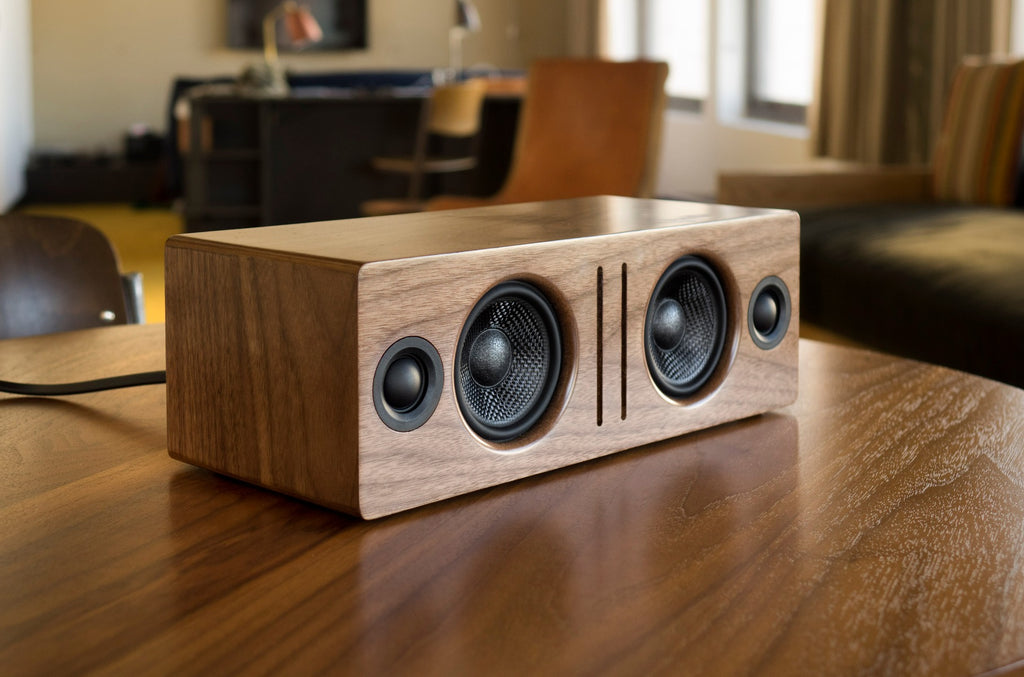 Audioengine B2 Bluetooth Speaker - Walnut