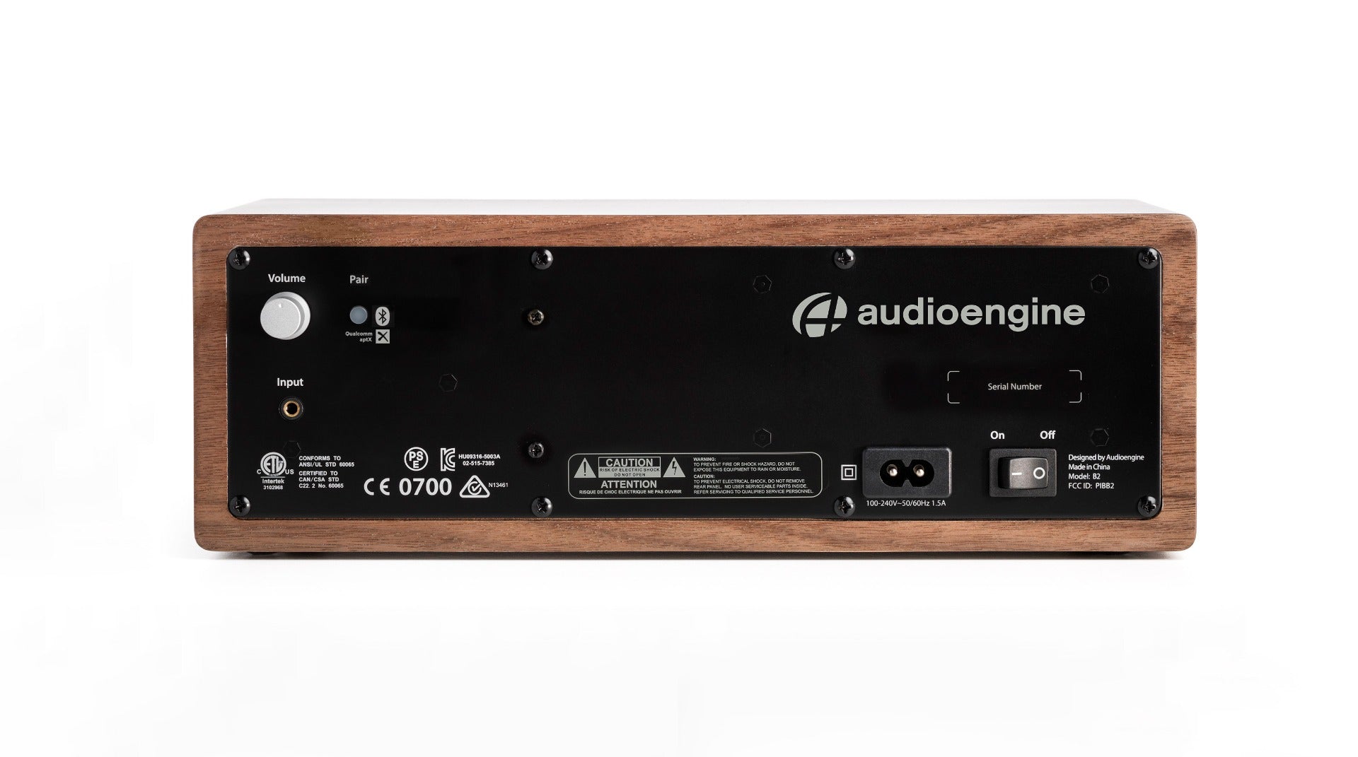 Audioengine B2 Bluetooth Speaker - Walnut