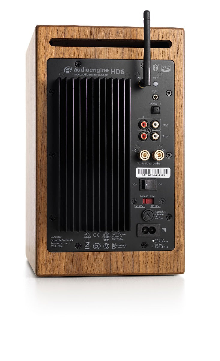 Audioengine HD6 Powered Speakers - Walnut